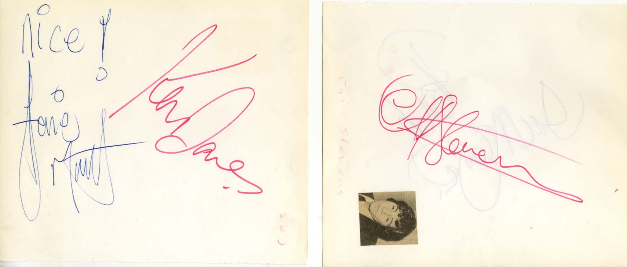 Cat Stevens & Small Faces Autographs