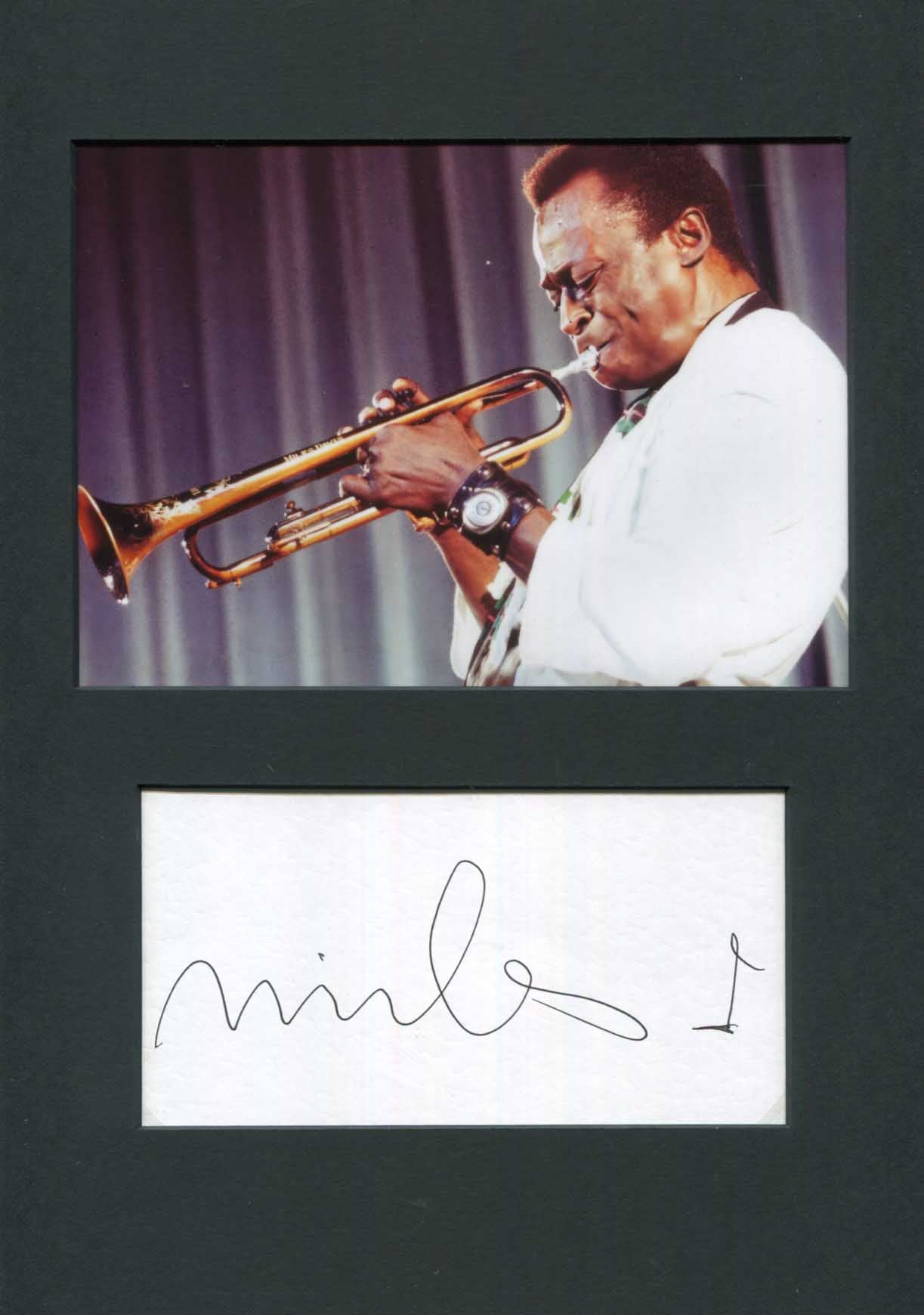 Miles Davis Autograph Autogramm | ID 15689317384573