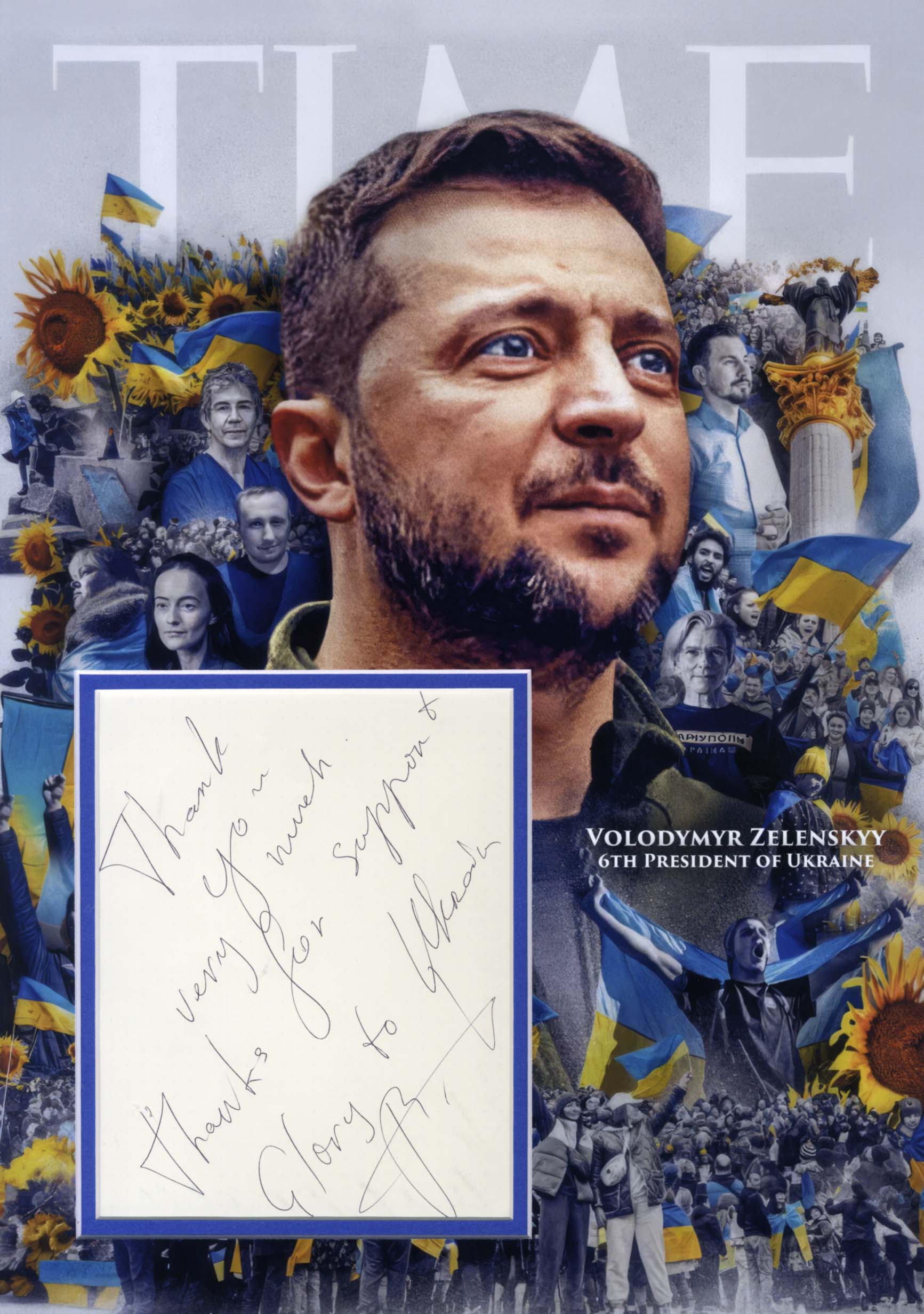 Volodymyr Zelenskyy Autograph