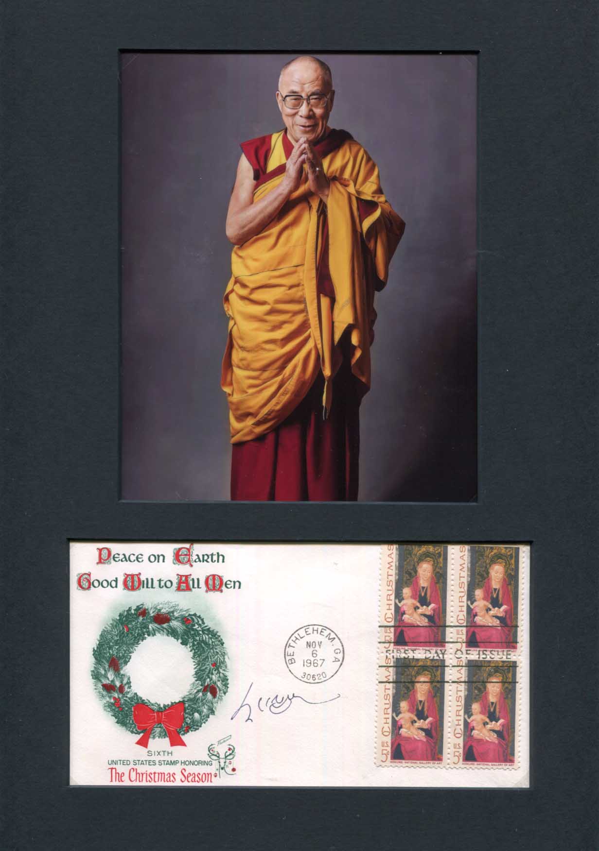 Dalai Lama Autogramm
