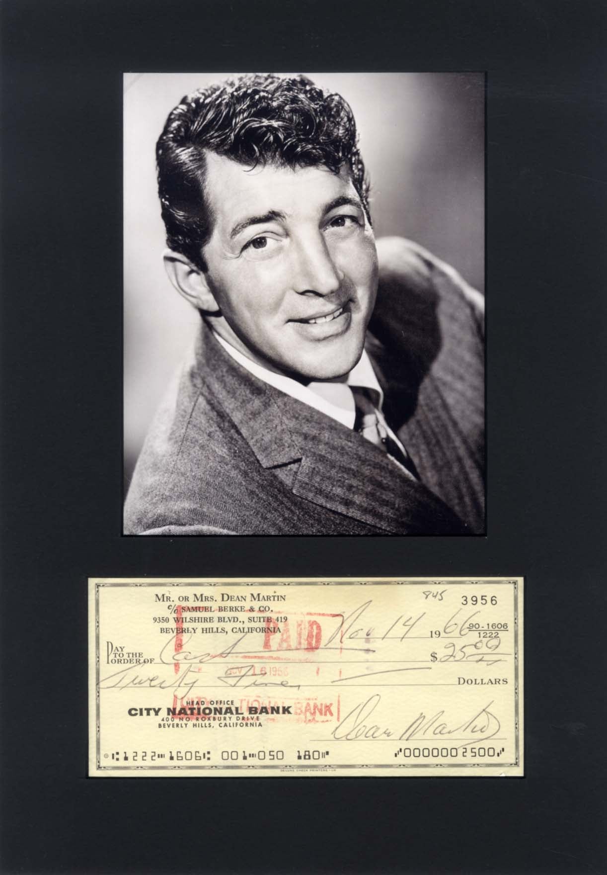 Dean Martin Autograph Autogramm | ID 15711119540605