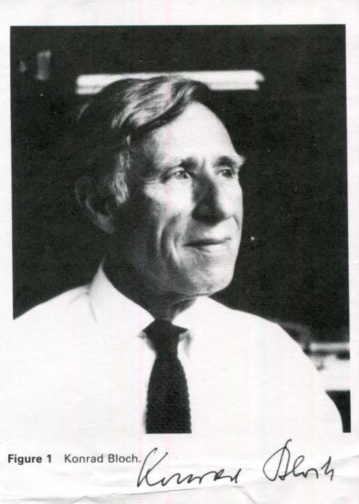 Konrad Bloch Autograph Autogramm | ID 15712681623933