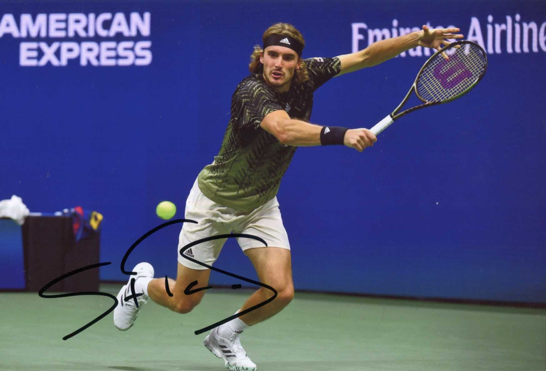 Stefanos Tsitsipas Autograph Autogramm | ID 15719798112637