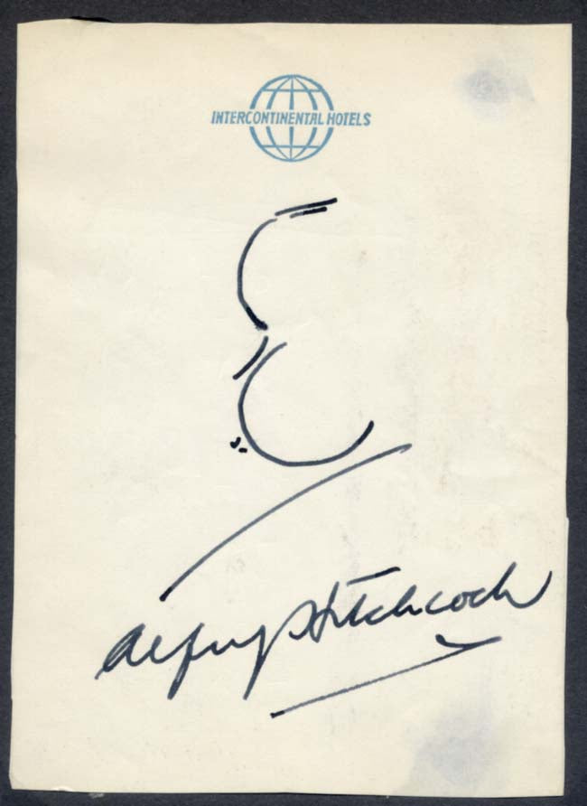 Alfred Hitchcock Autograph Autogramm | ID 15728412557693