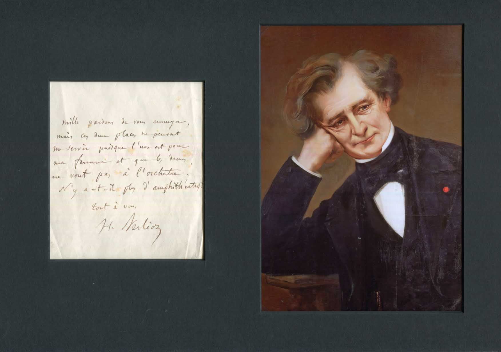 Hector Berlioz Autograph
