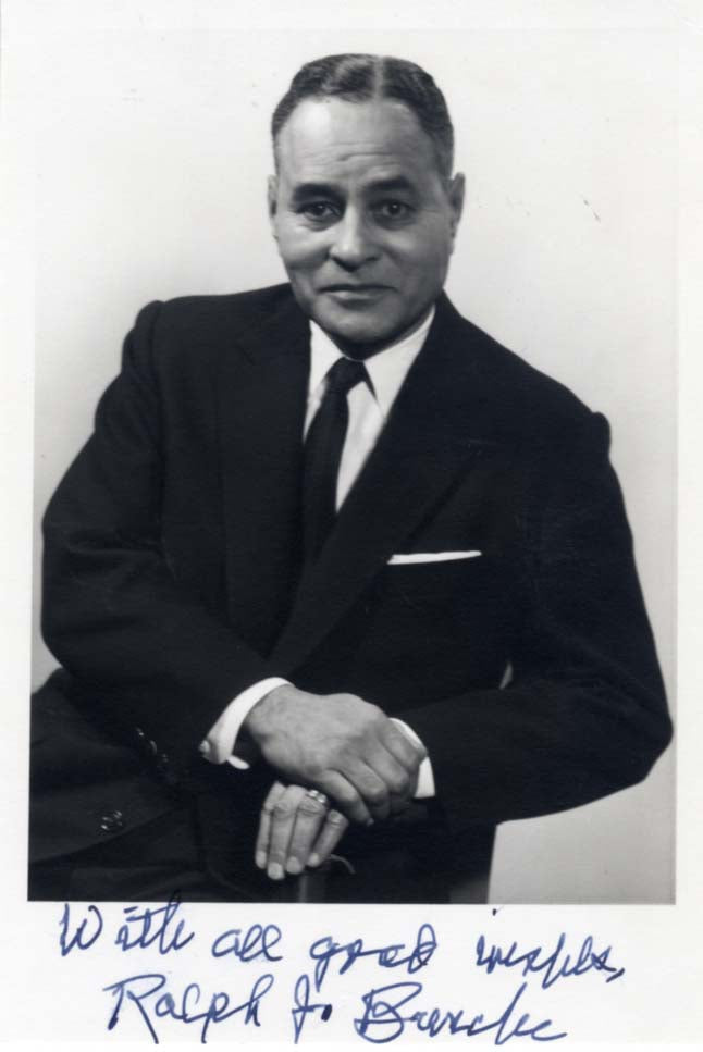 Ralph Johnson Bunche Autograph Autogramm | ID 15730509840765