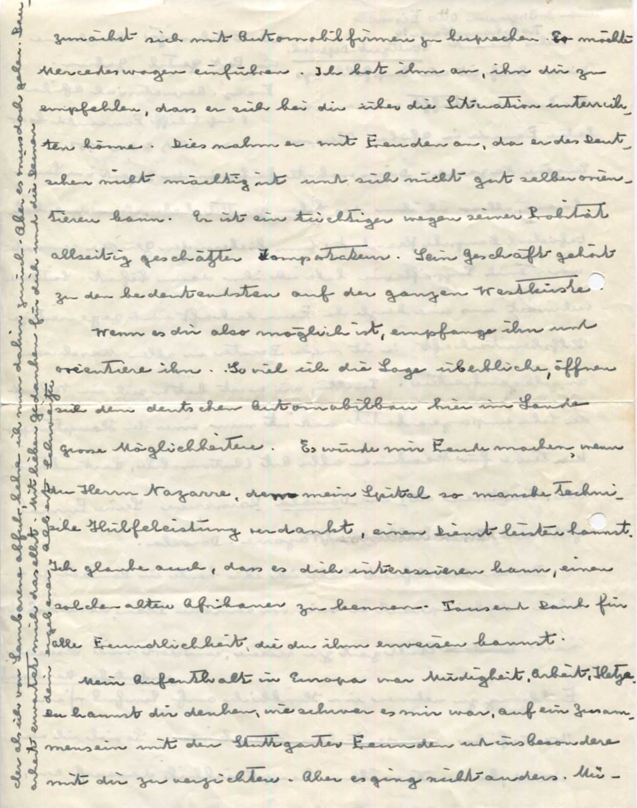 Albert Schweitzer Autograph