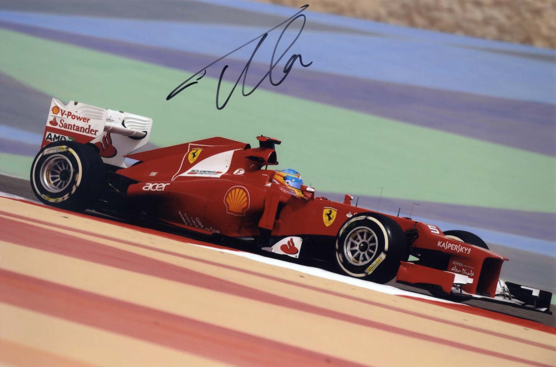 Fernando Alonso Autograph Autogramm | ID 15742483661181