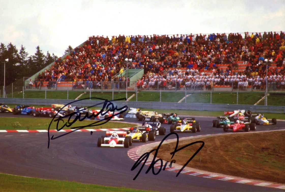 Alain & Patrick Prost & Tambay Autograph Autogramm | ID 15742782669181