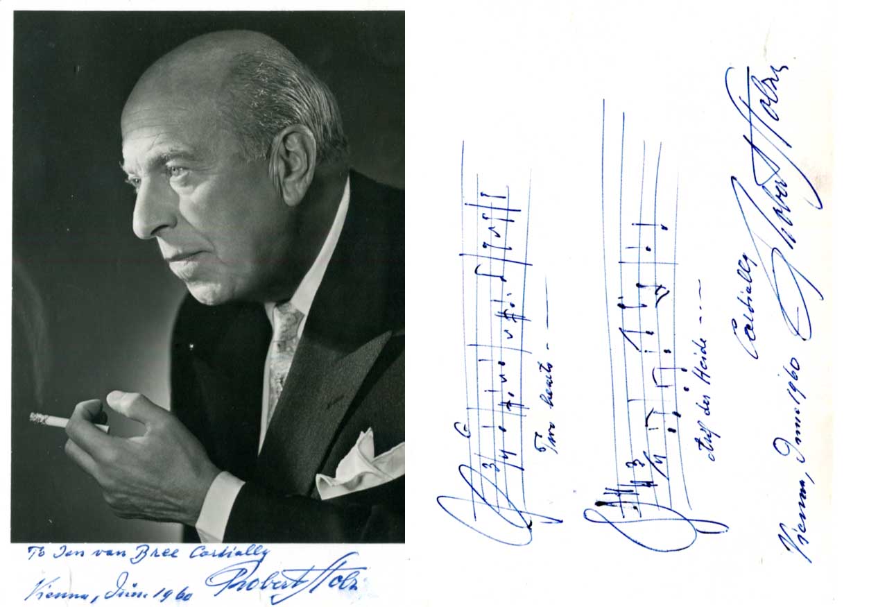 Robert Stolz Autographs