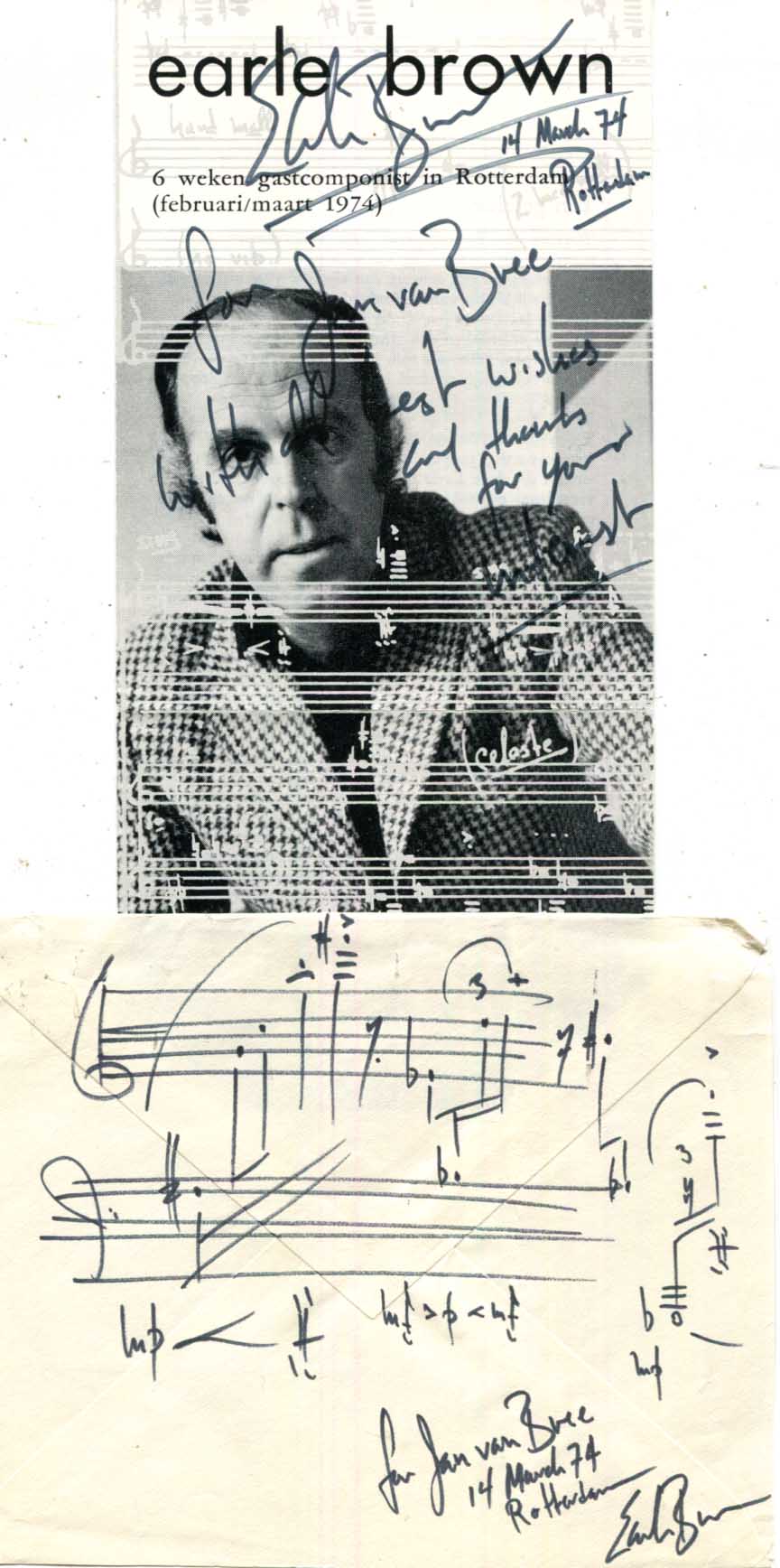 Earle Brown Autograph Autogramm | ID 15744054329725