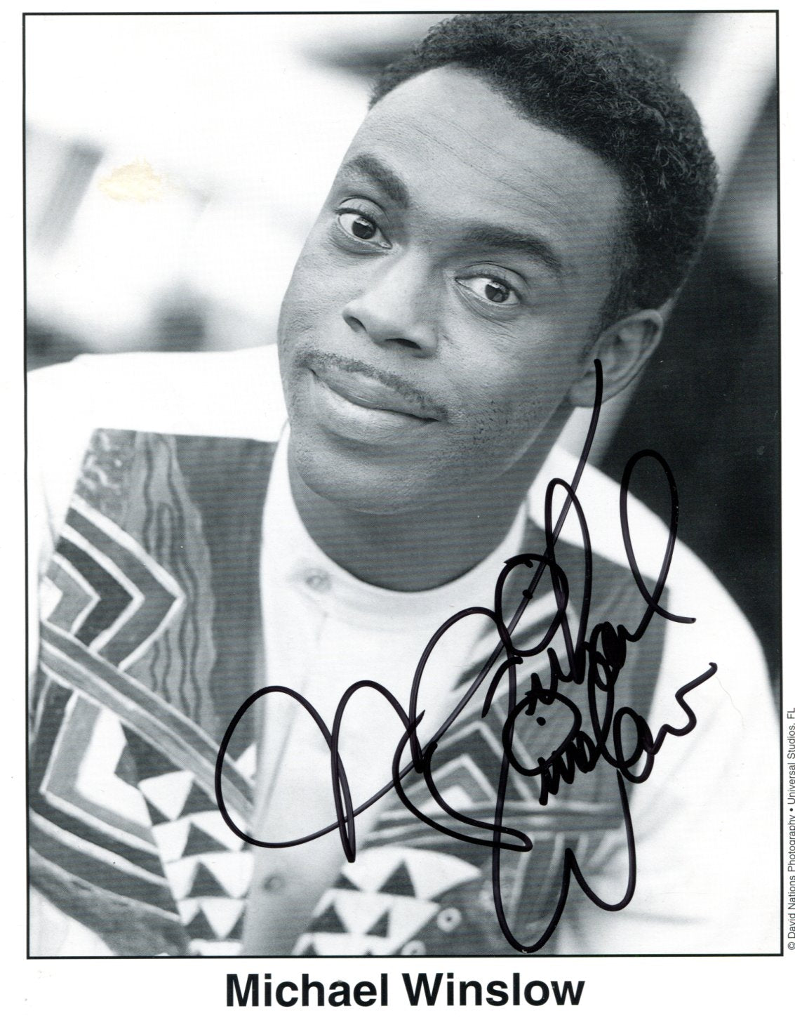 Michael Winslow Autograph Autogramm | ID 15750056706429