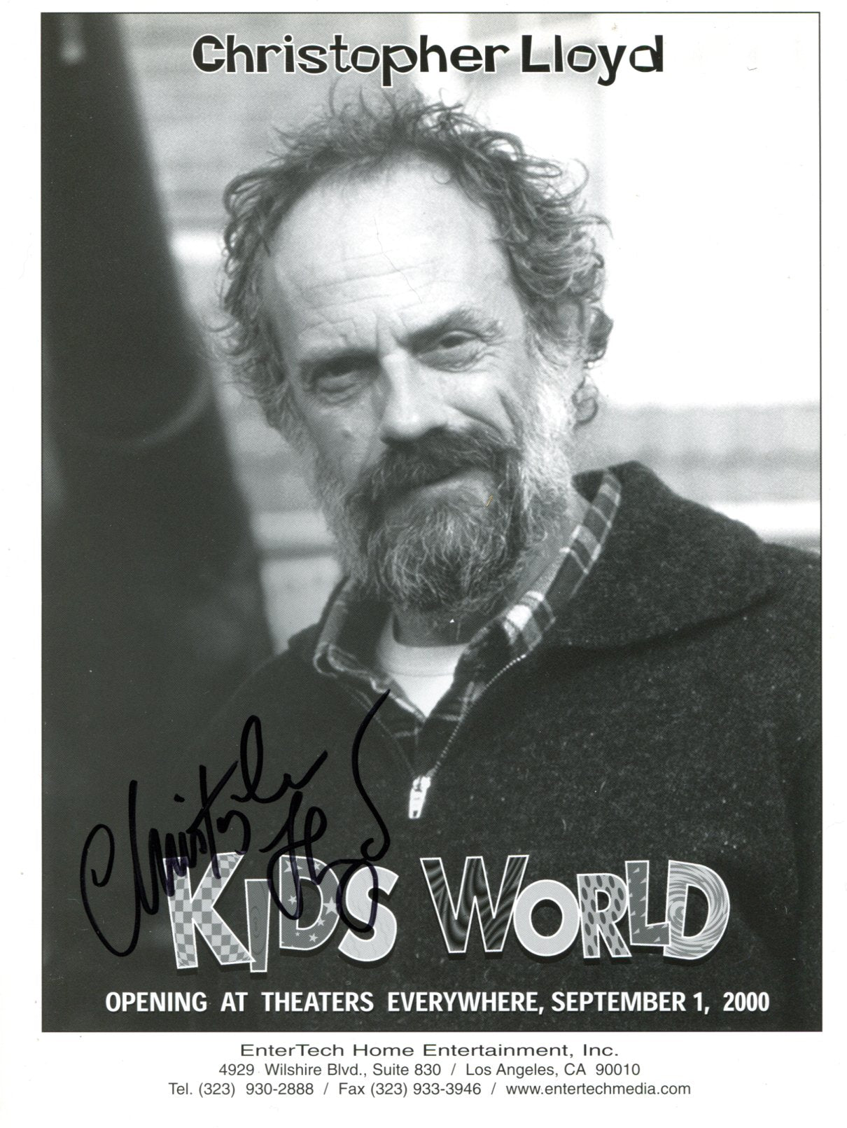 Christopher Lloyd Autograph Autogramm | ID 15750256722301
