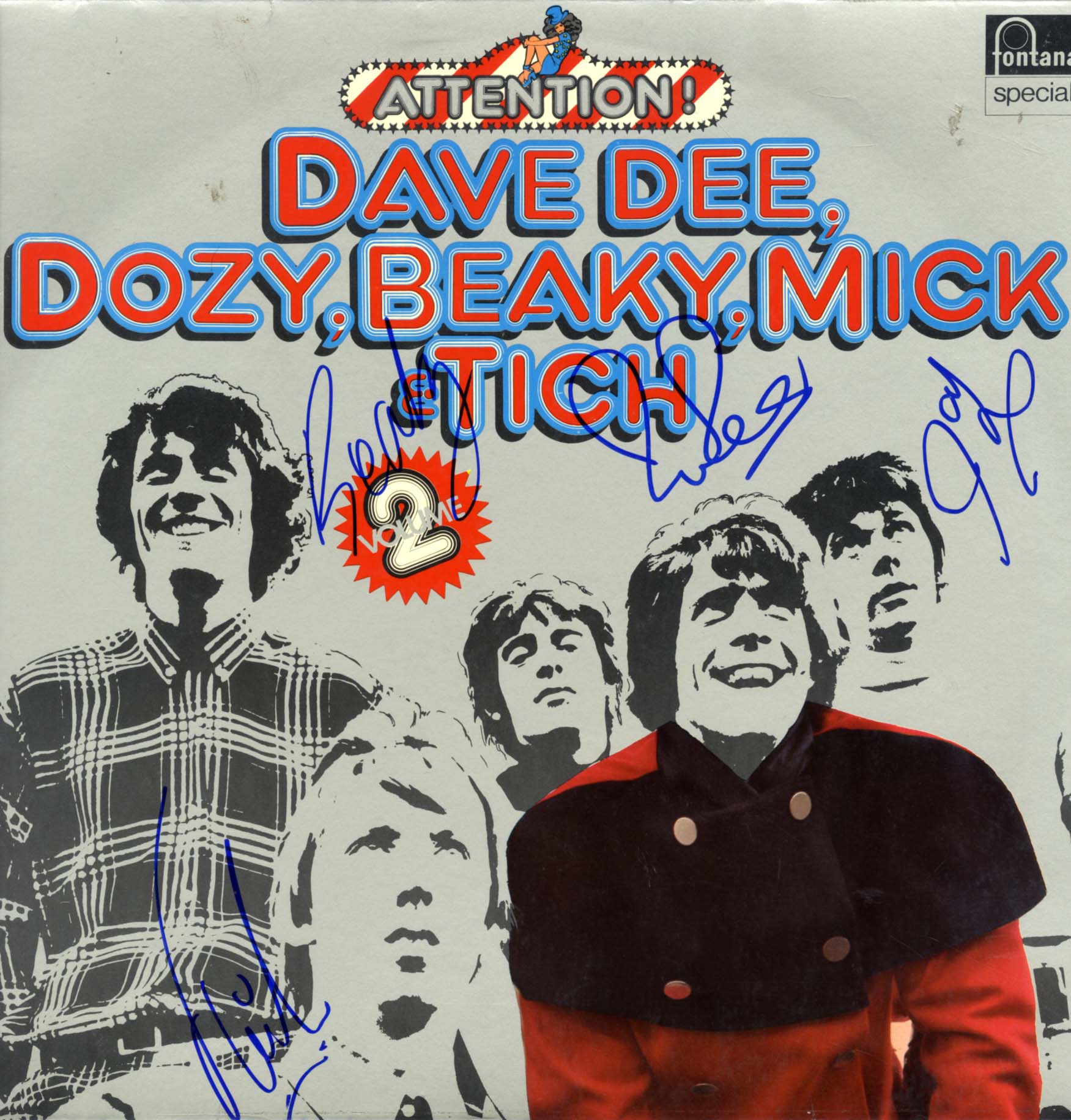 Dave Dee, Dozy, Beaky, Mick & Tich Autograph Autogramm | ID 15753895805309