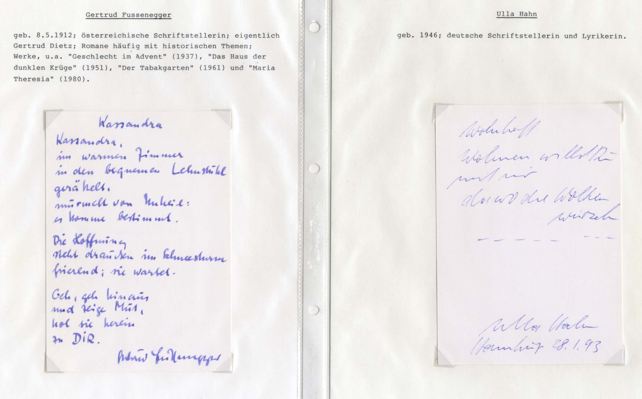 Internationale Schiftsteller (40) Autogramme