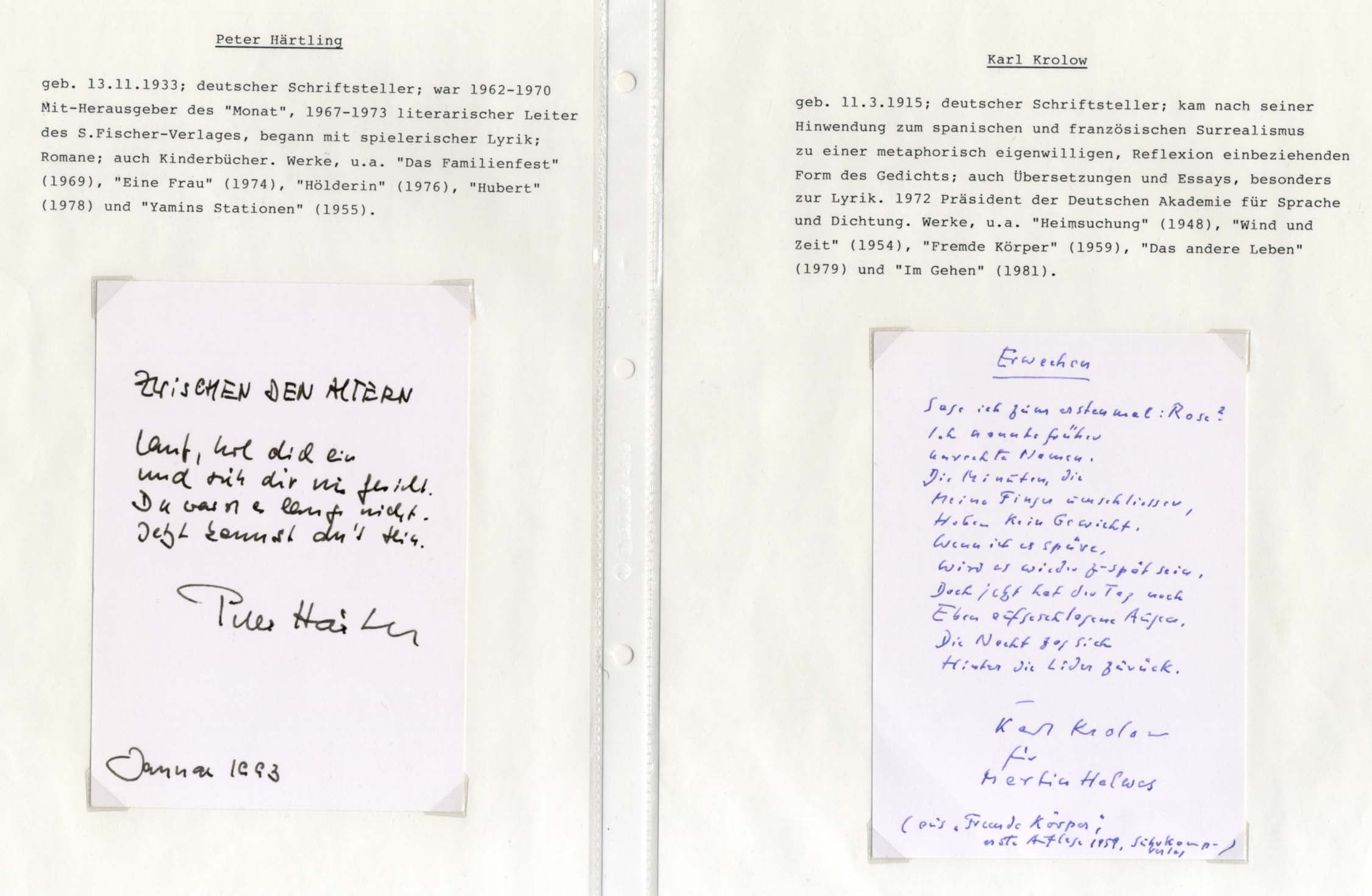 Internationale Schiftsteller (40) Autogramme