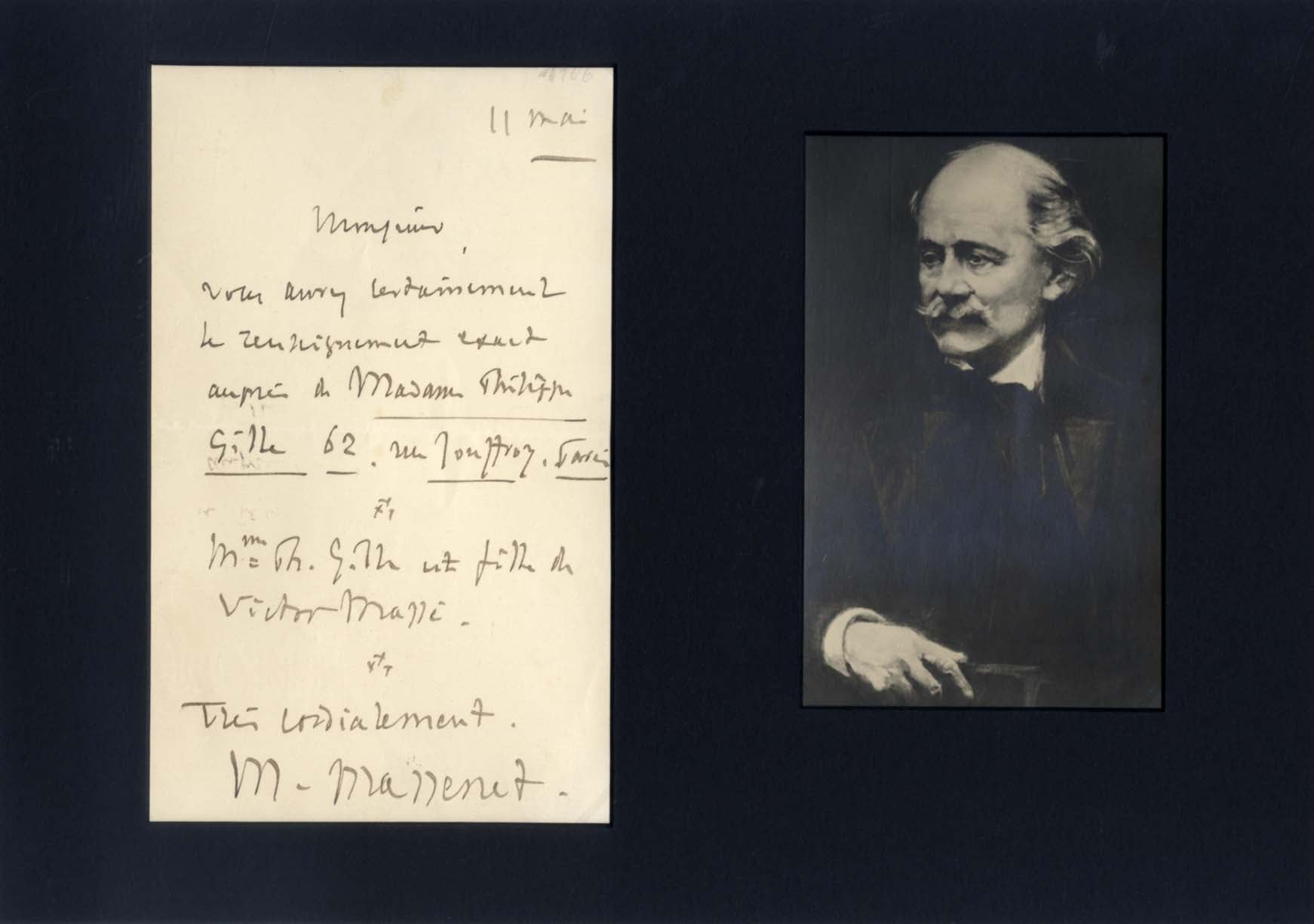 Jules Massenet Autograph