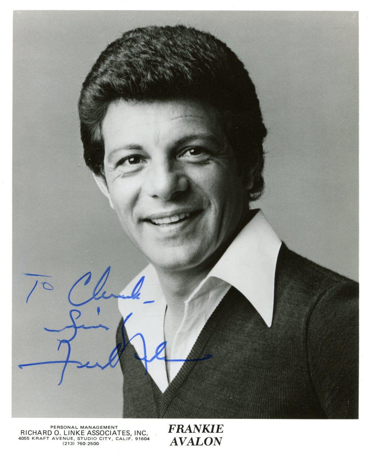 Frankie Avalon Autograph Autogramm | ID 15773627941245