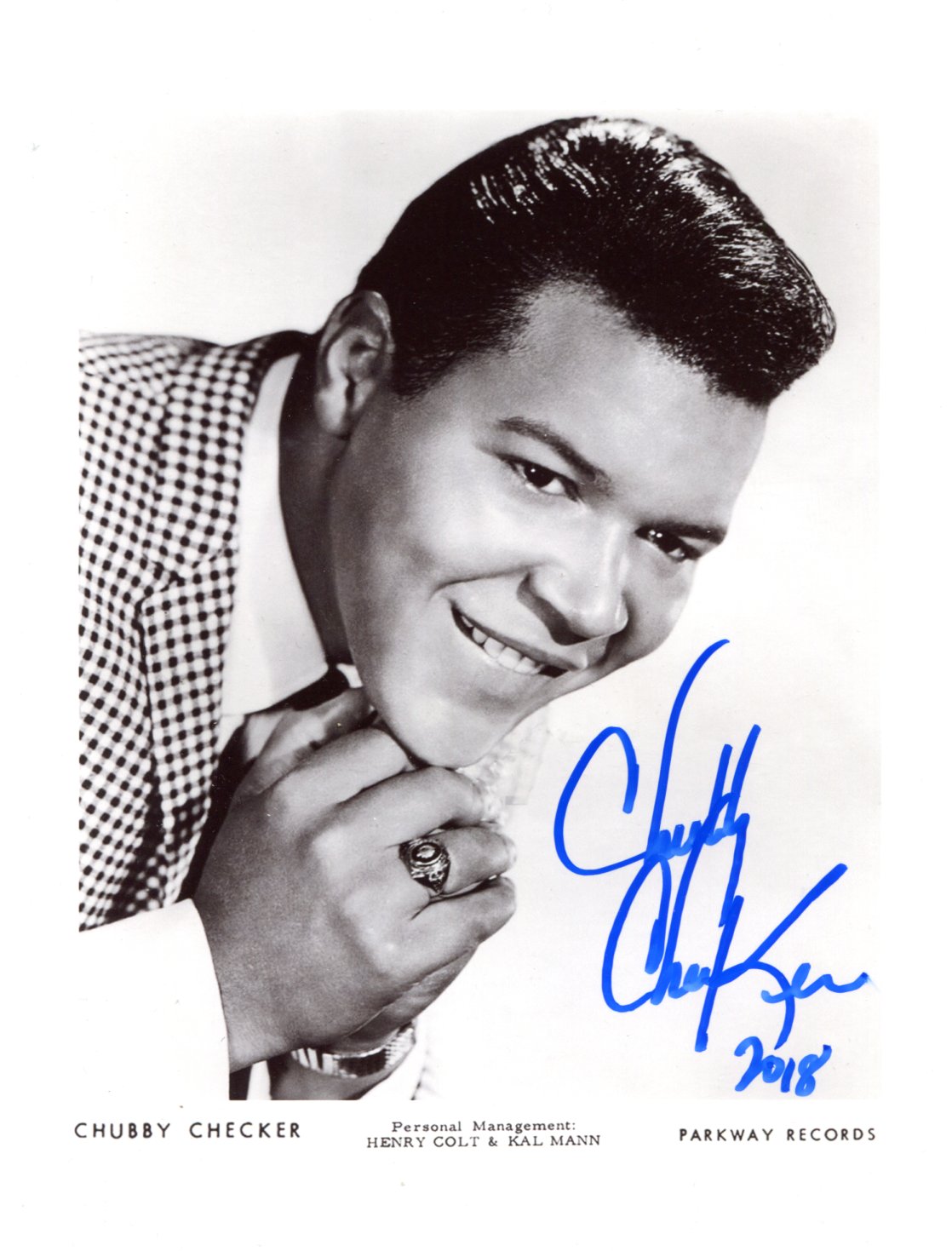 Chubby Checker Autograph Autogramm | ID 15774148788605