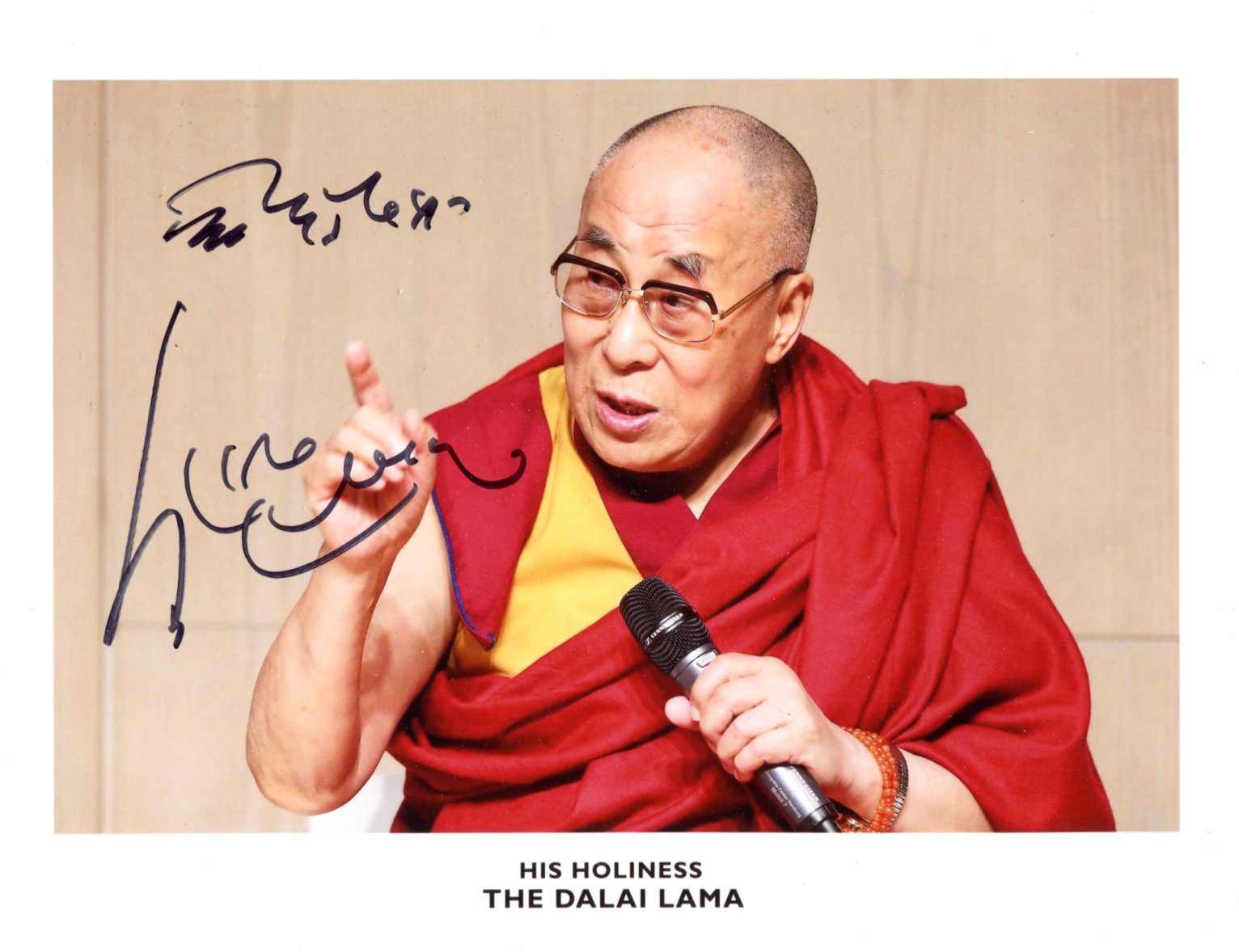 Dalai Lama 14th Autograph Autogramm | ID 15774754799997