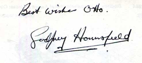 Godfrey Hounsfield Autograph