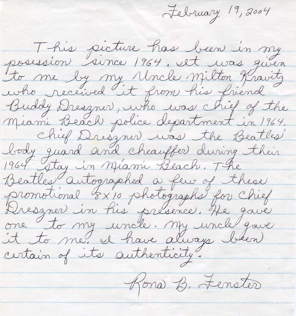 The Beatles Autograph Autogramm | ID 15778979086717