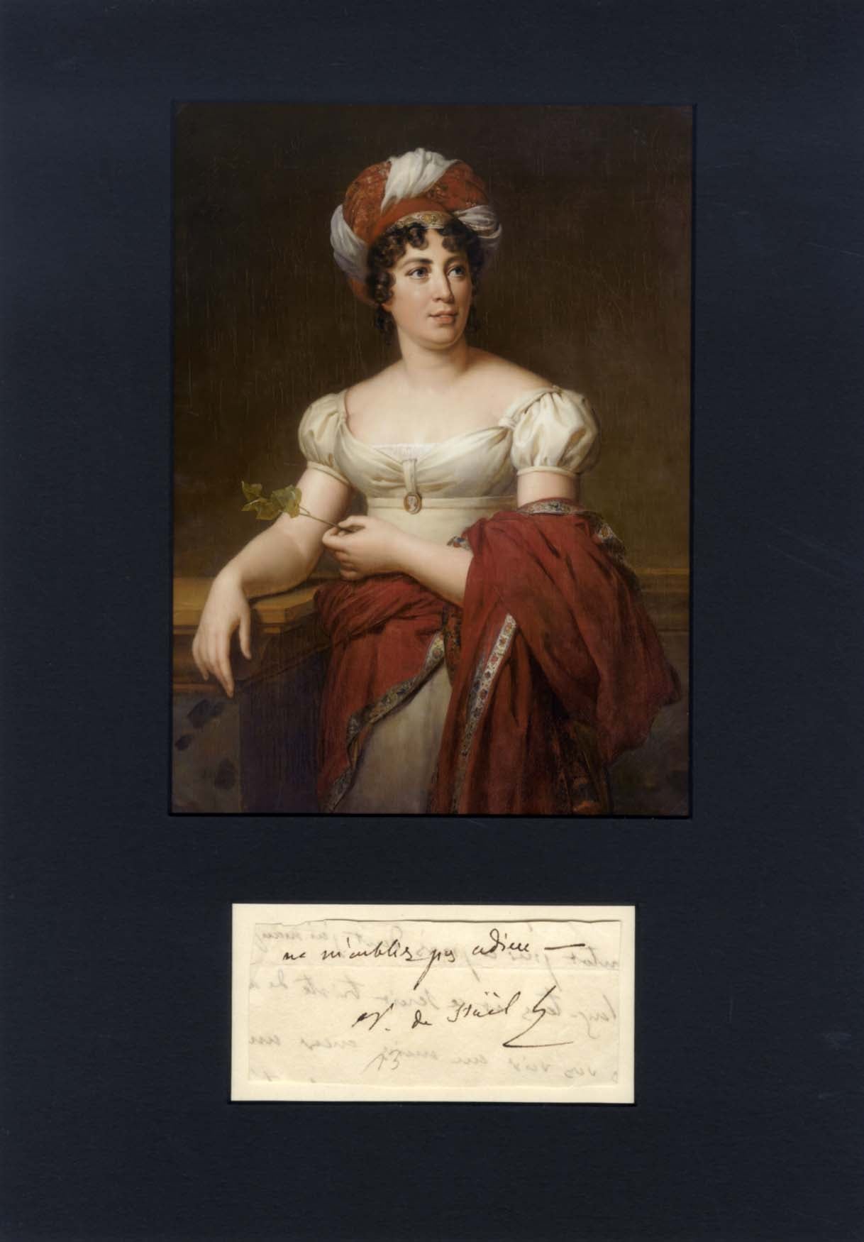 Anne Louise Germaine de Staël-Holstein Autograph Autogramm | ID 15779069919613