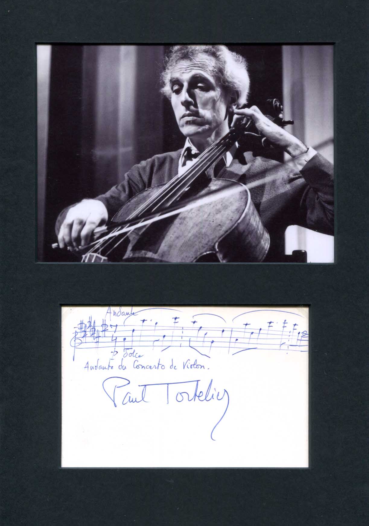 Paul Tortelier Autograph Autogramm | ID 15781025939837