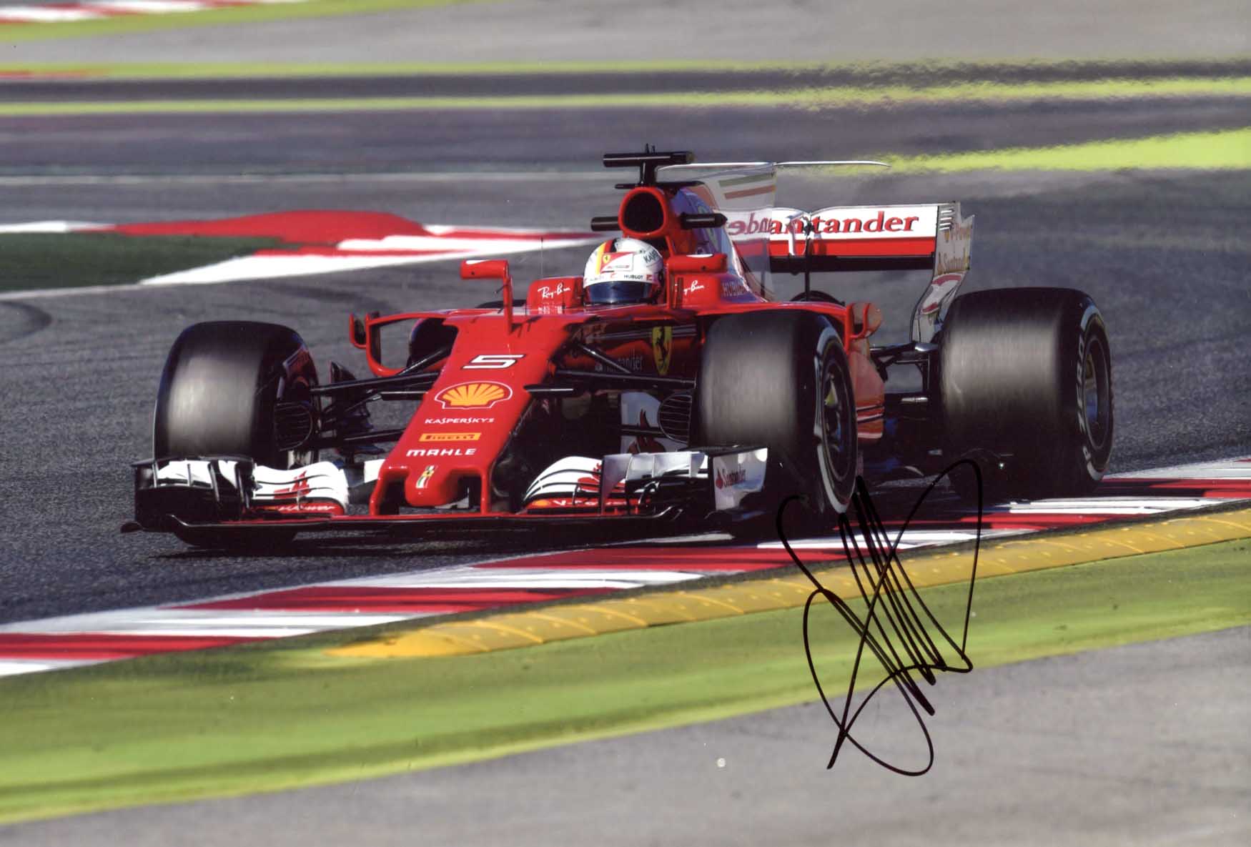 Sebastian Vettel Autograph Autogramm | ID 15781409653117
