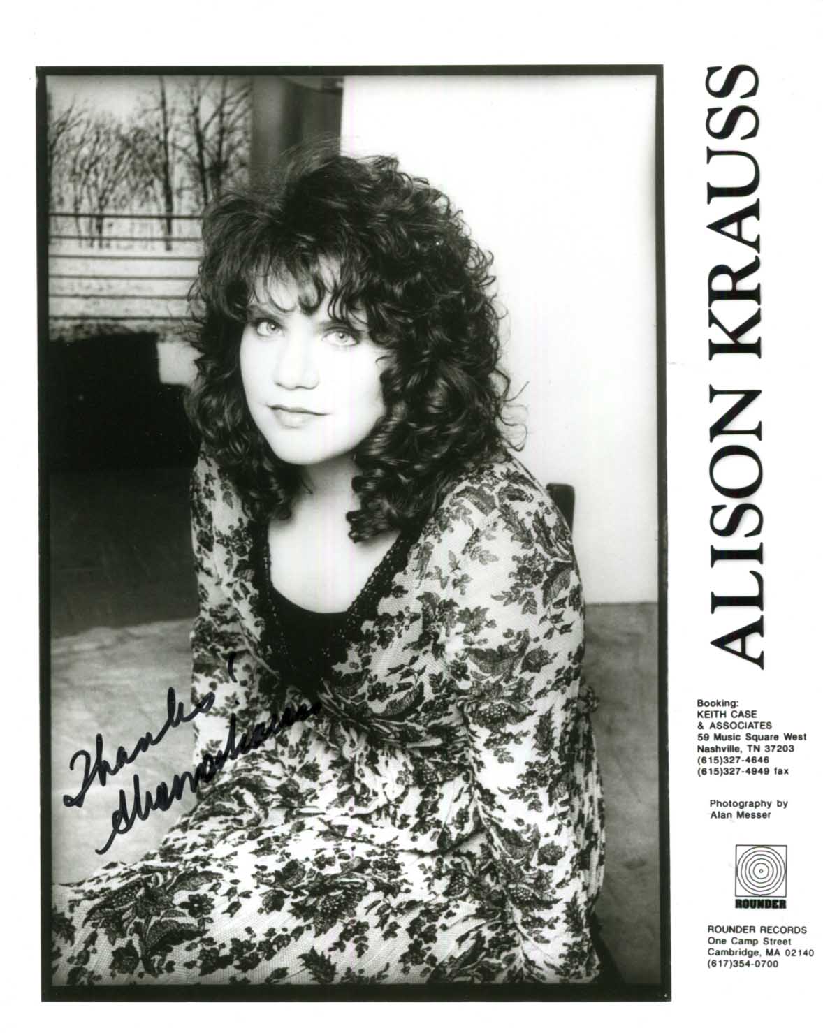 Alison Krauss Autograph Autogramm | ID 15787450990973