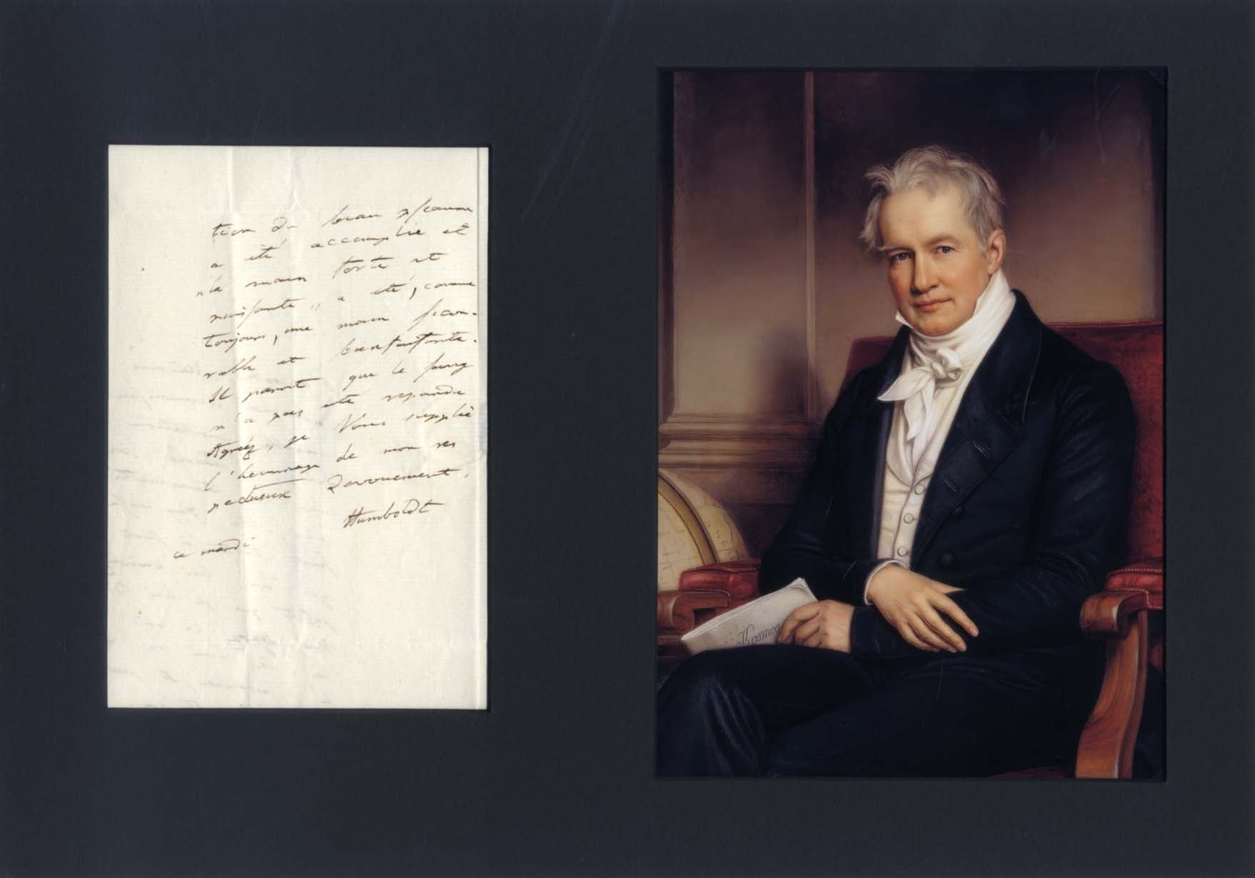 Alexander von Humboldt Autograph