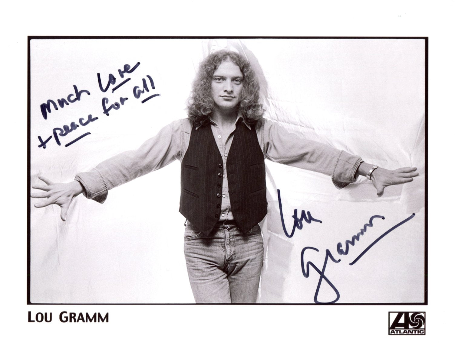 Lou Gramm Autograph Autogramm | ID 15793047699837