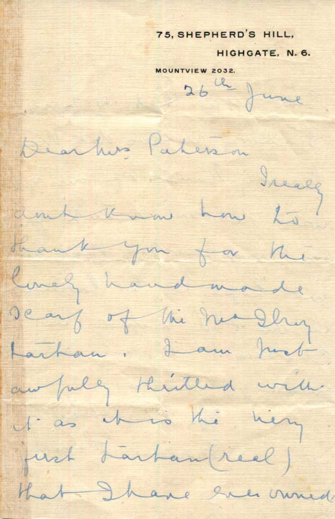 Alexander Fleming Autograph