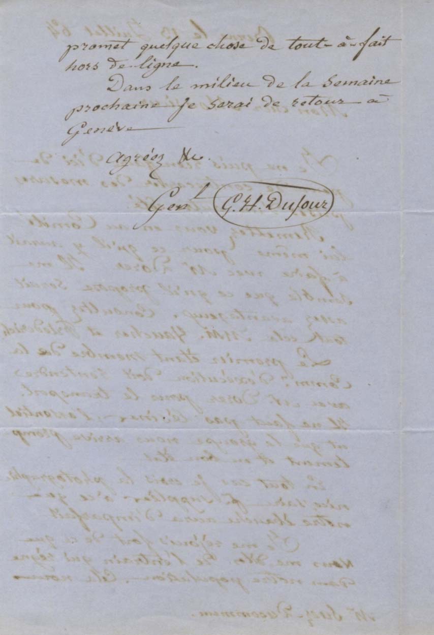 Guillaume Henri Dufour (23) Autographs