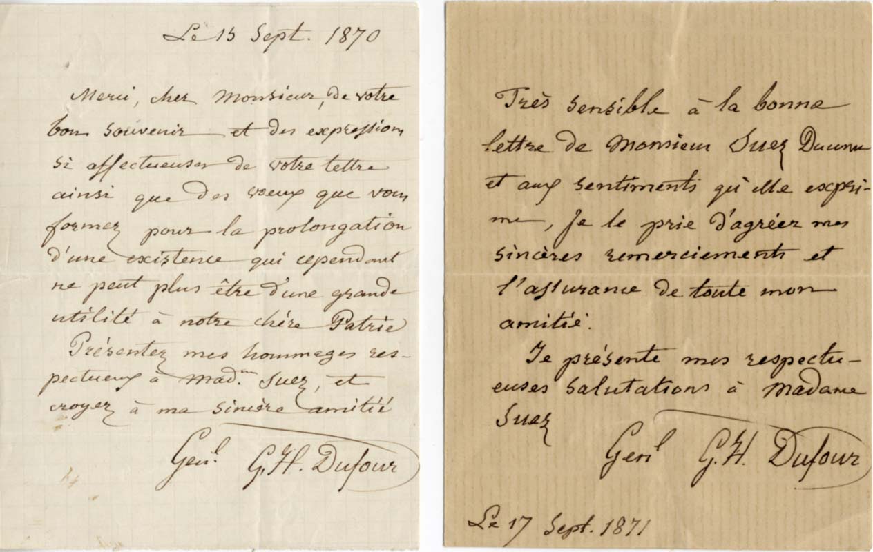 Guillaume Henri Dufour (23) Autographs