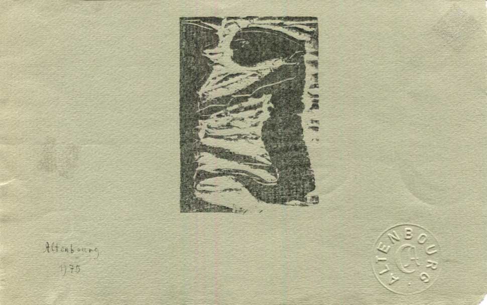 Gerhard Altenbourg Autograph