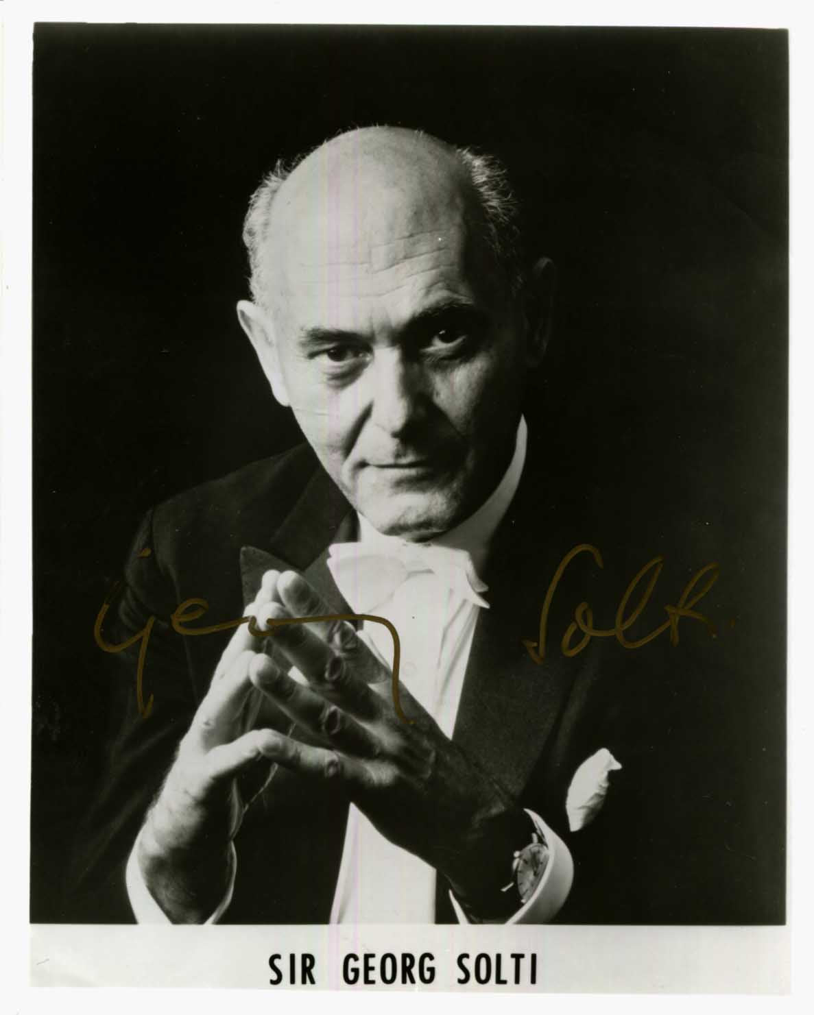 Georg Solti Autograph Autogramm | ID 15828709998973