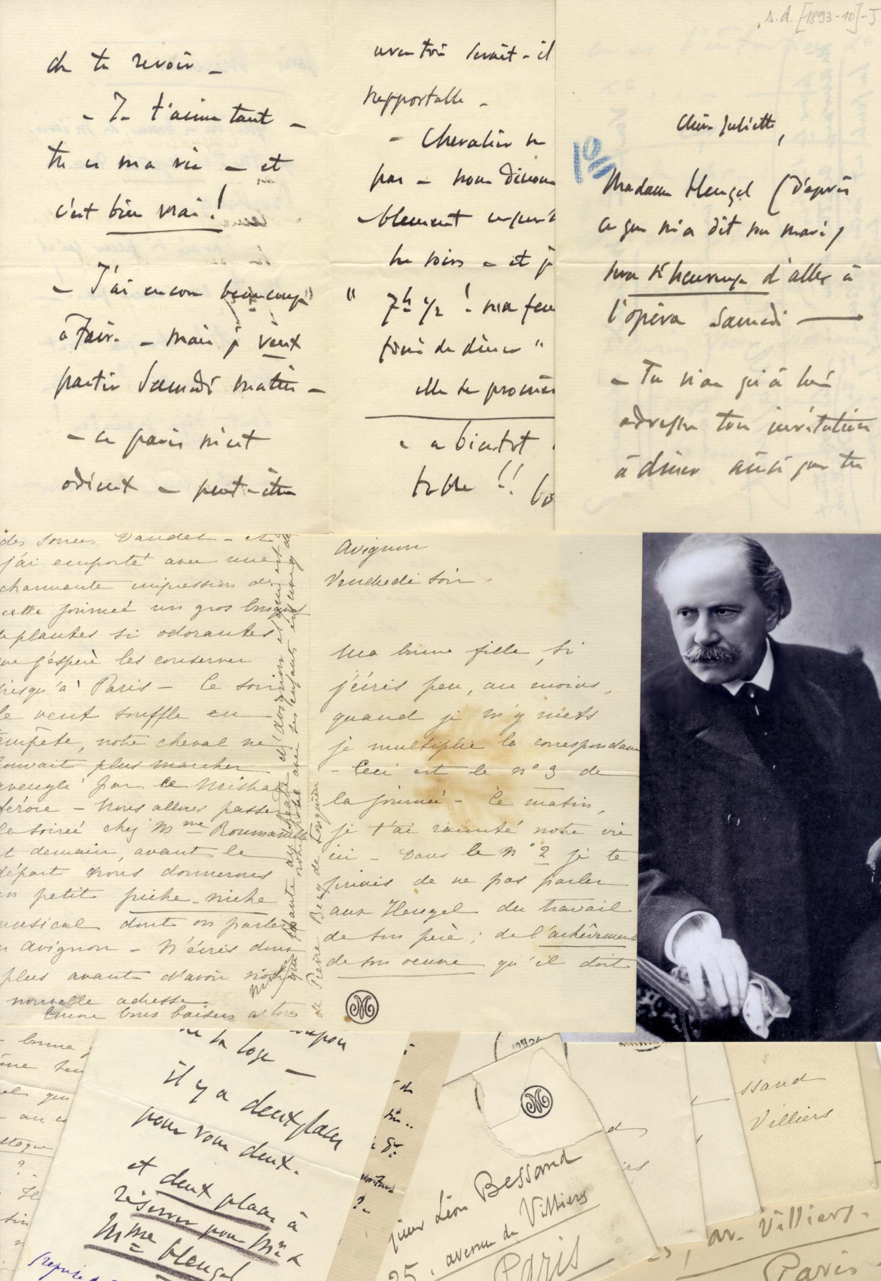 Jules Massenet (4) Autogramme
