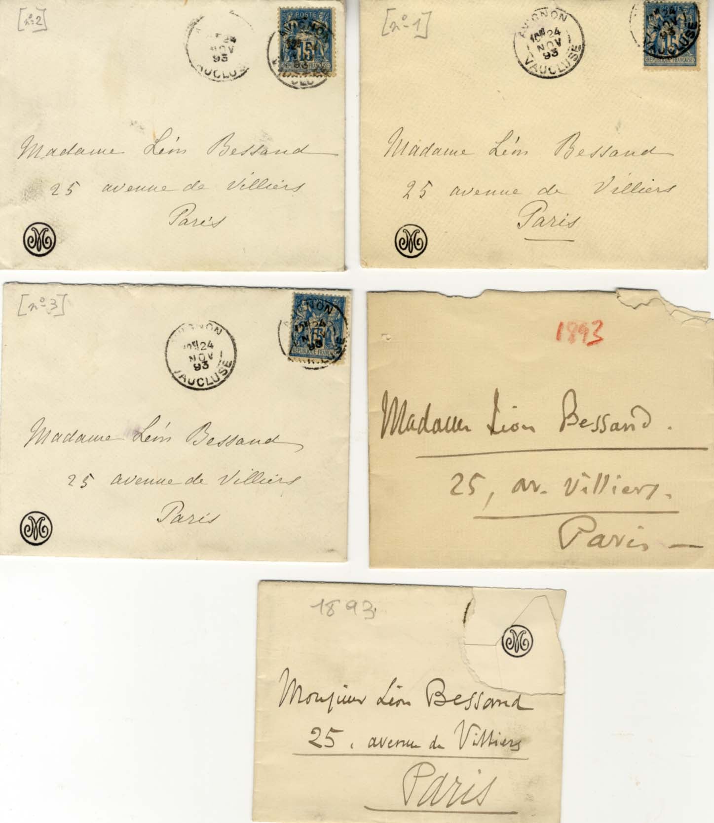 Jules Massenet (4) Autographs