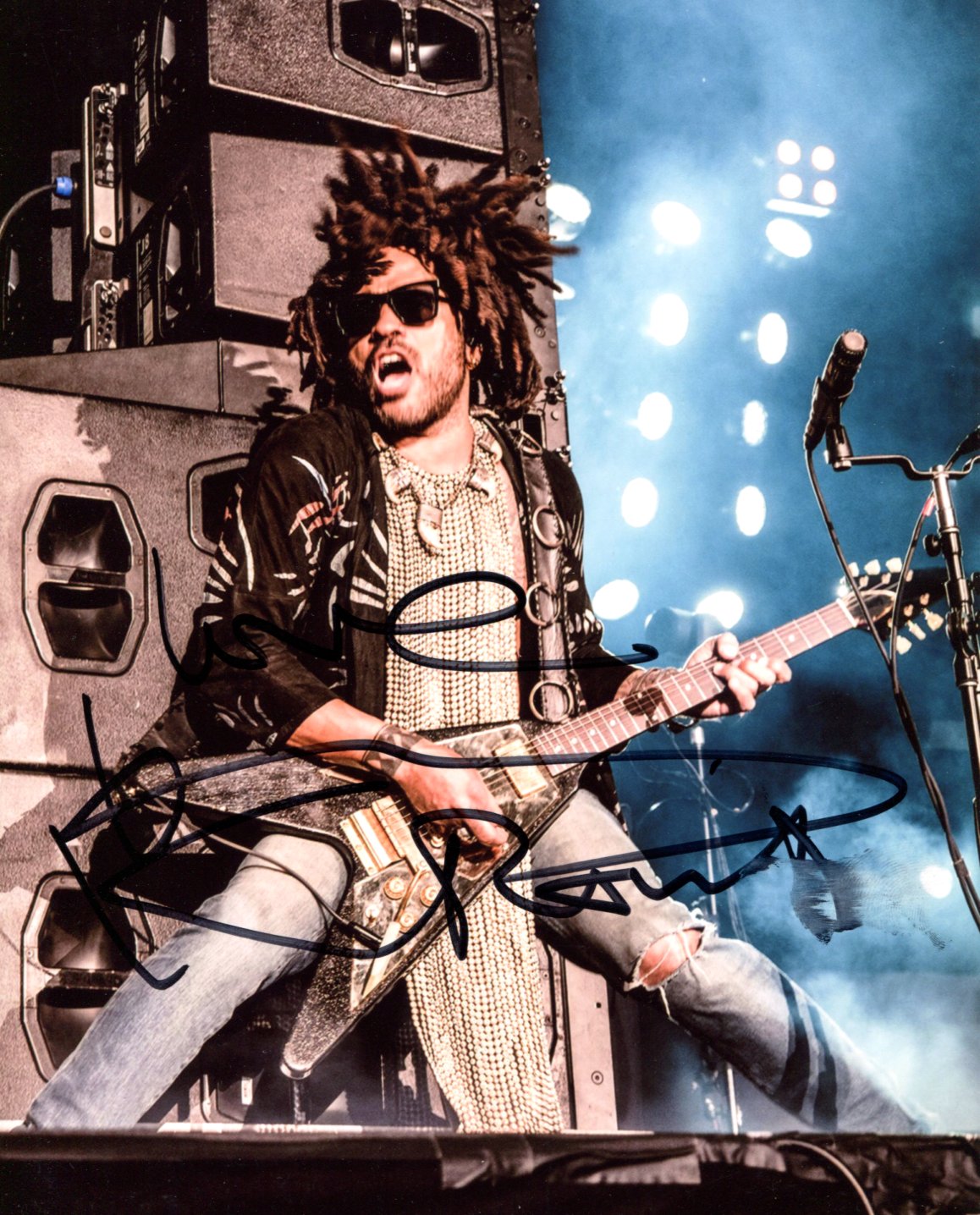 Lenny Kravitz Autograph Autogramm | ID 15832083431805