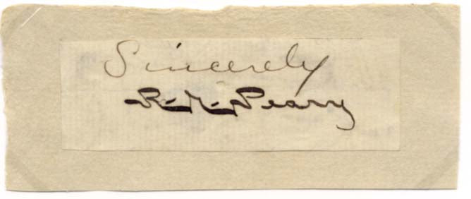 Robert Edwin Peary Autograph Autogramm | ID 15833774391677