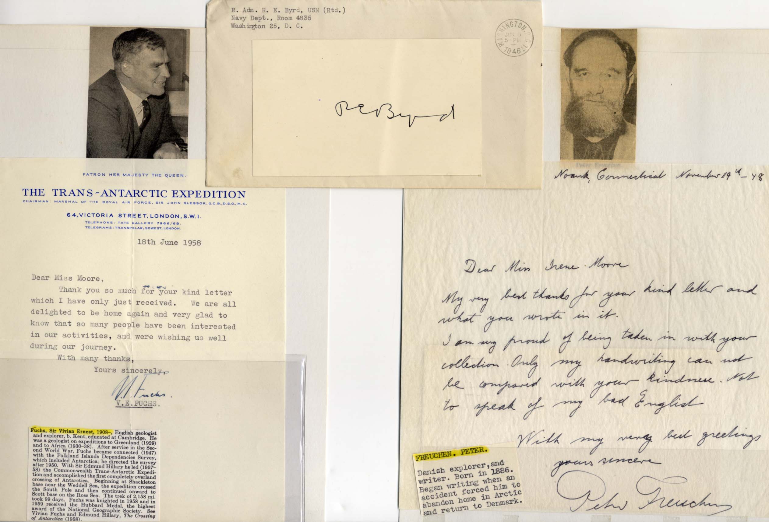 Explorer Collection (8) Autographs