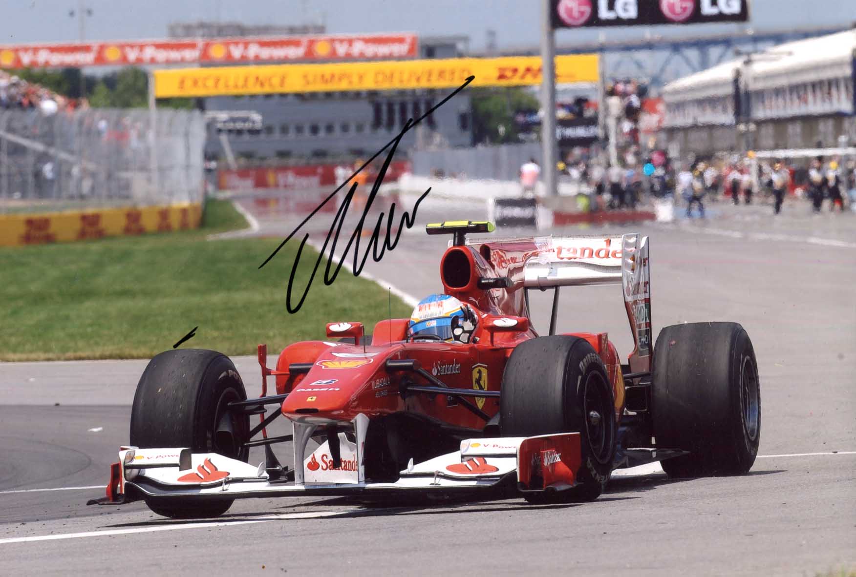 Fernando Alonso Autograph Autogramm | ID 15834692551037