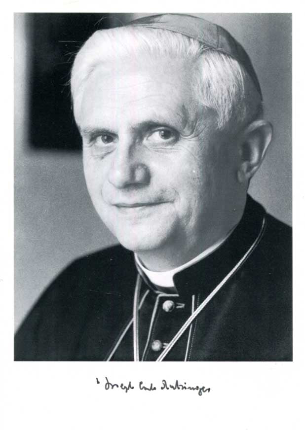 Joseph Pope Benedict XVI Autograph Autogramm | ID 15838258790781
