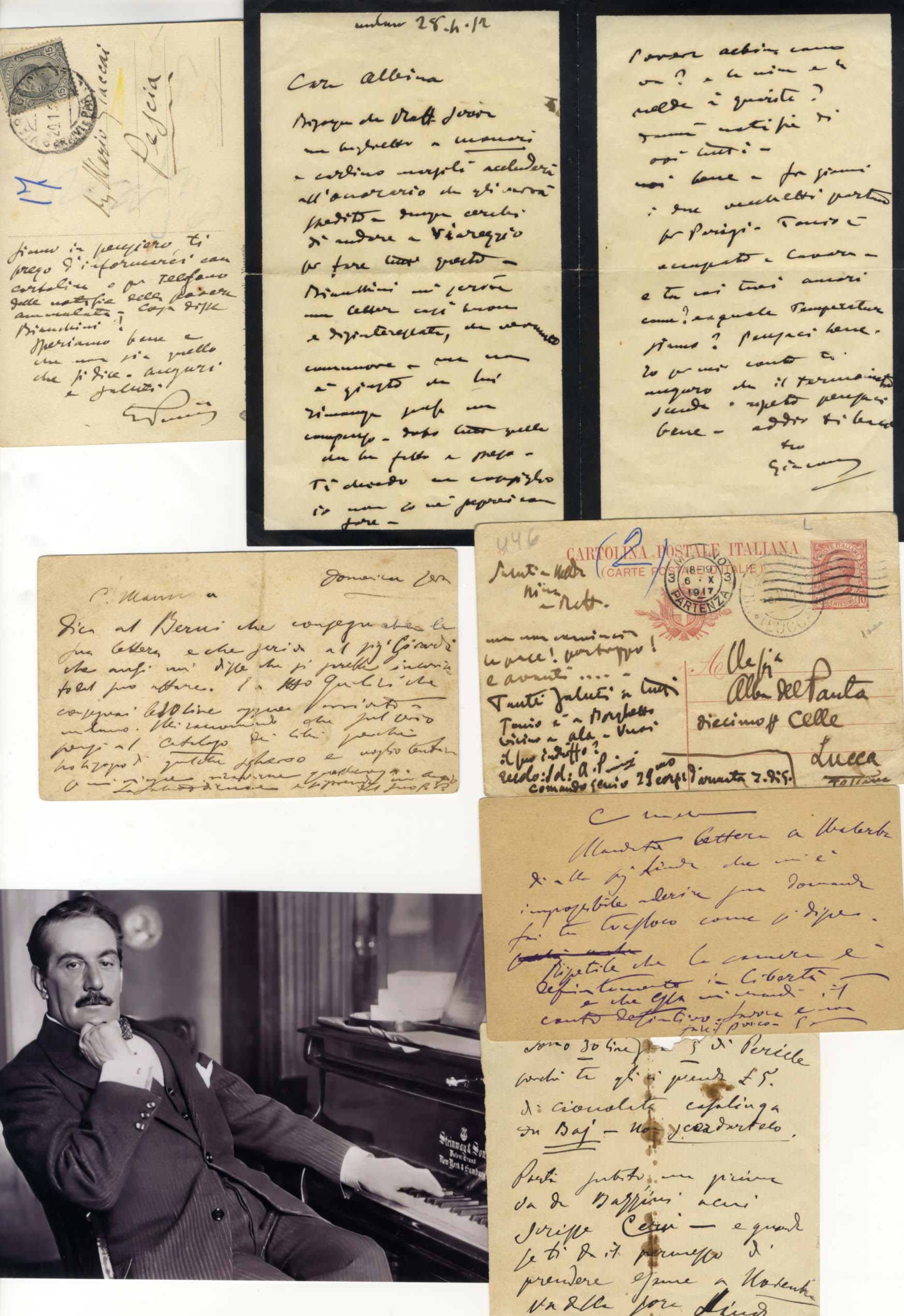 Giacomo Puccini Autographs (6)