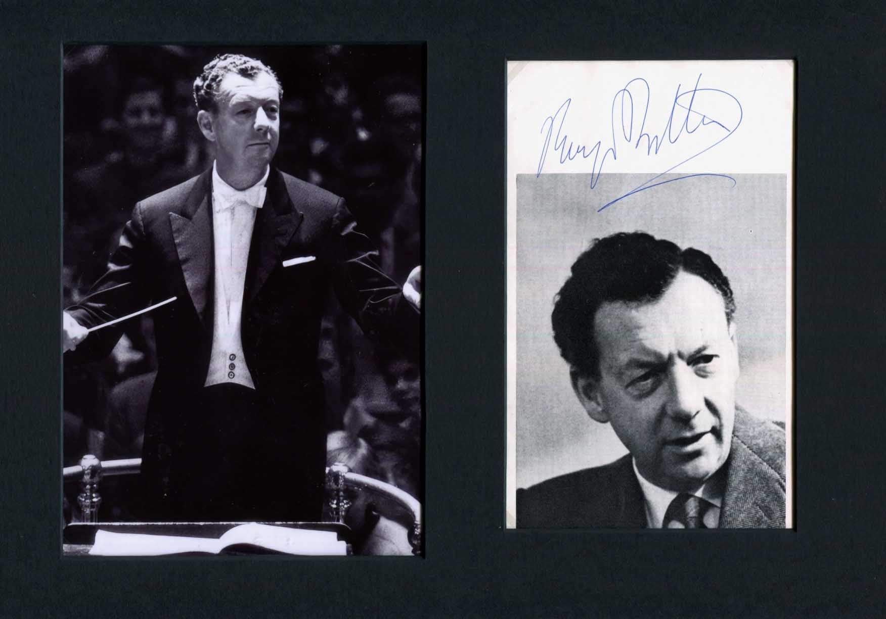 Benjamin Britten Autograph