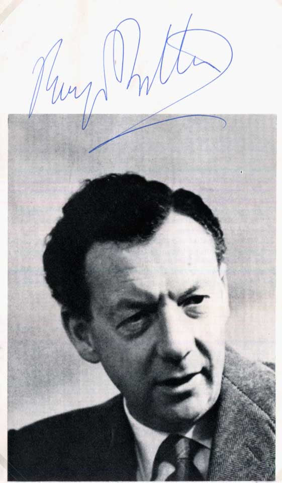 Benjamin Britten Autograph