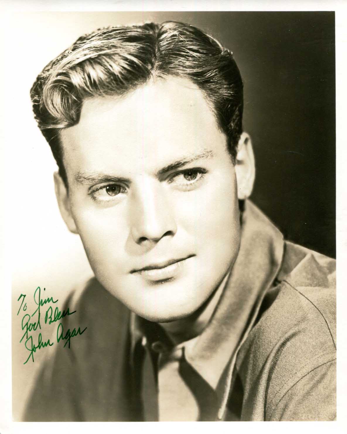 John Agar Autograph