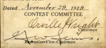 Orville Wright Autograph + historic Balloon collection