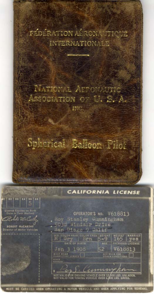 Orville Wright Autograph + historic Balloon collection